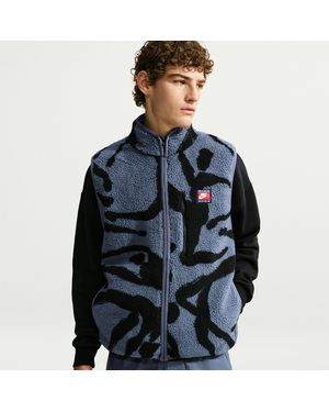 Nike Club Winterized Fleece Full-Zip Vest - Blue