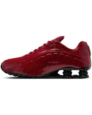 Nike Shox R4 Shoes - Red