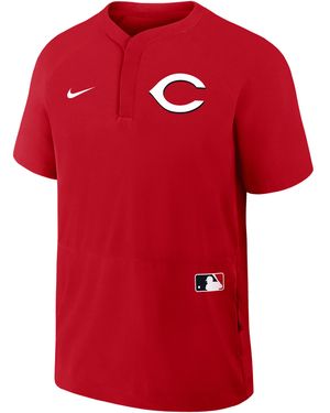 Nike Cincinnati Reds Authentic Collection Mlb Short-Sleeve Windshirt
