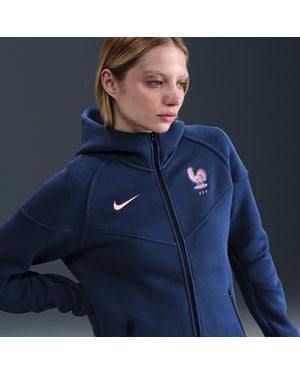 Nike Fff Tech Windrunner Football Fleece Full-Zip Hoodie - Blue