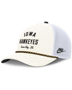 Nike Iowa Denim College Trucker Adjustable Hat - White