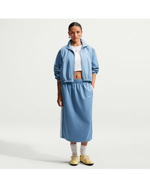 Nike Sportswear Loose Midi Track Skirt - Blue