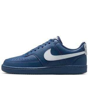 Nike Court Vision Low Premium Shoes - Blue