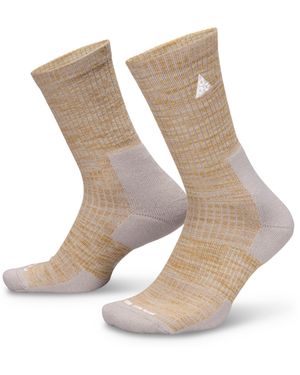 Nike Acg Everyday Cushioned Crew Socks (1 Pair) - Natural