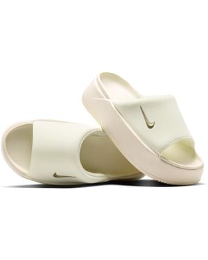 Nike Calm Elevation Slides - Natural