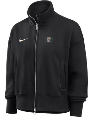 Nike College (Mississippi Valley State University) Phoenix Fleece Track Jacket - Black