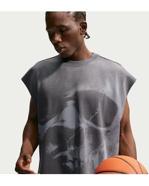Nike Ja Standard Issue Dri-Fit Basketball Sleeveless Top - Gray