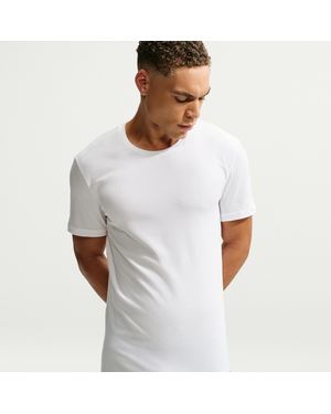 Nike Essential Cotton Stretch Crew-Neck T-Shirts (2-Pack) - White