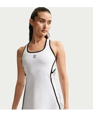 Nike Court Advantage Dri-Fit Tennis Dress - White