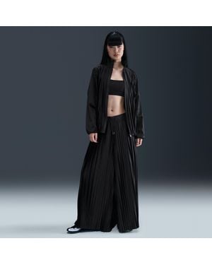 Nike Sportswear Collection Mid-Rise Pleated Track Pants - Blue