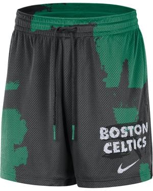 Nike Boston Celtics Courtside Jordan Dri-Fit Nba Mesh Practice Shorts - Green