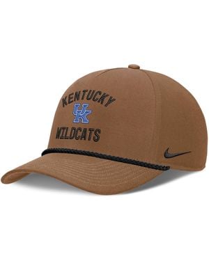 Nike Kentucky Military Appreciation Rise Dri-Fit College A-Frame Adjustable Hat - Brown