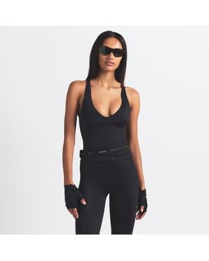 Nike Skims Shine V-Neck Tank Top - Black