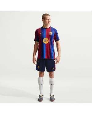 Nike Fc Barcelona 2026/27 Stadium Home Dri-Fit Soccer Replica Shorts - Blue