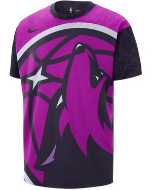 Nike Minnesota Timberwolves Essential City Edition Nba Max90 T-Shirt - Purple