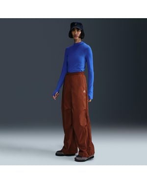 Nike Pantaloni A Vita Alta - Blu