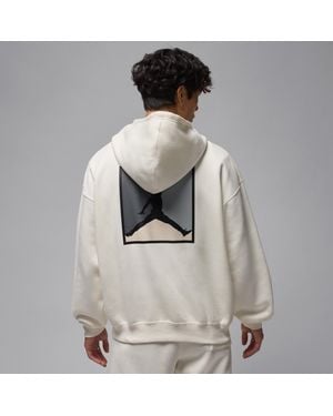 Nike Nike Brooklyn Fleece Graphic Pullover Hoodie - Grey