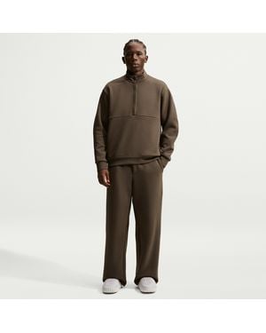 Nike 24.7 Impossiblysoft Dri-Fit Straight-Leg Pants - Brown