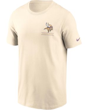 Nike Minnesota Vikings Essential Vintage Mod Nfl T-Shirt - Natural