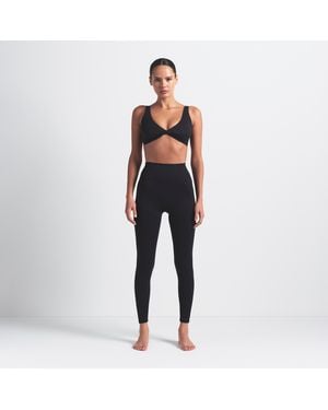 Nike Skims Matte High-Waisted 26" Leggings - Blue