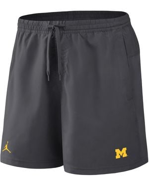 Nike Michigan Primetime Primary Logo Brand Dri-Fit College Form Shorts - Black