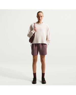 Nike 24.7 Impossiblysoft Dri-Fit Mid-Rise Loose 4" Shorts - Purple