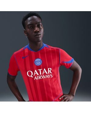 Nike Paris Saint-Germain 2025/26 Stadium Third Dri-Fit Total 90 Football Replica Shirt - Red