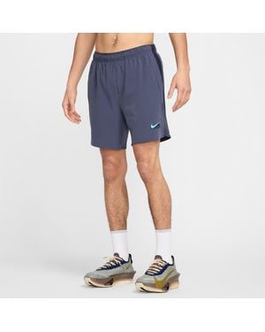 Nike Challenger '18Cm (Approx.) Brief-Lined Shorts - Blue