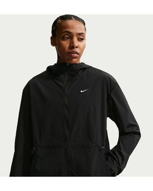 Nike One Uv Hooded Training Jacket - Black