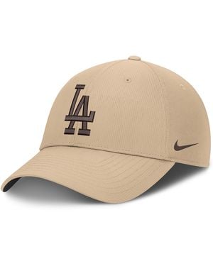 Nike Los Angeles Dodgers Club Dri-Fit Mlb Adjustable Hat - Natural