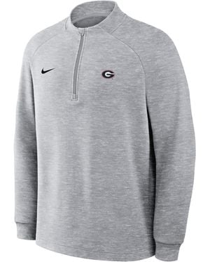 Nike Georgia Par Therma-Fit College Half-Zip Pullover - Gray