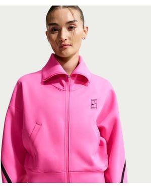 Nike Advantage Dri-Fit Full-Zip Tennis Jacket - Pink