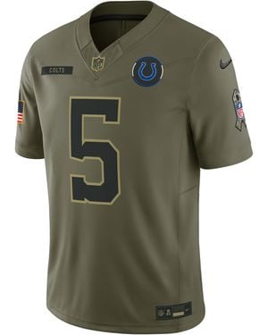 Nike Anthony Richardson Sr. Indianapolis Colts Salute To Service Dri-Fit Nfl Limited Jersey - Green
