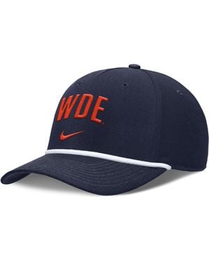 Nike Auburn Primetime Rise Campus College Adjustable Hat - Blue