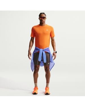 Nike Acg "Lava Loops" Dri-Fit Adv 1/2-Length Trail Running Tights - Blue