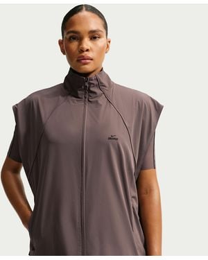 Nike Skims Stretch Nylon Oversized Vest - Brown