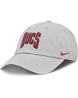 Nike Tampa Bay Buccaneers Primetime Club Arched Nfl Adjustable Hat - Gray