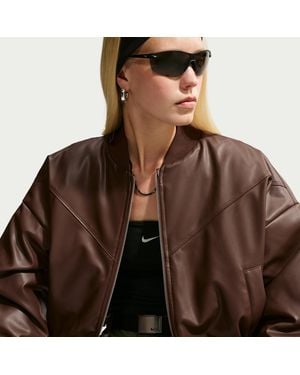 Nike Sportswear Therma-Fit Bomber Jacket - Brown