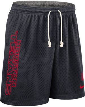 Nike Houston Texans Sideline Reversible Menâ Dri-Fit Nfl Shorts - Black