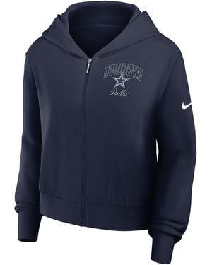 Nike Dallas Cowboys Primetime Nfl Full-Zip Hoodie - Blue