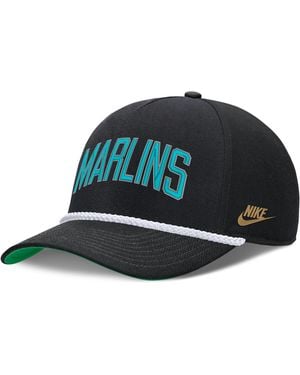 Nike Florida Marlins Rise Mlb Adjustable Hat - Blue