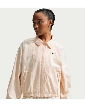Nike Sportswear Oversized Coaches Jacket - Natural