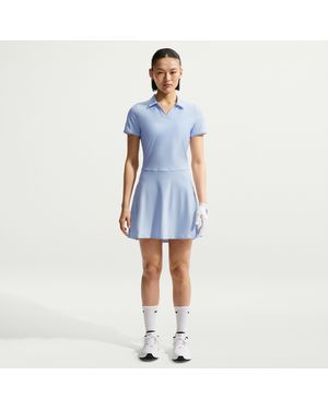 Nike Victory Dri-Fit Golf Polo Dress - Blue