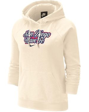 Nike San Diego Wave Phoenix Fleece Oversized Hoodie - Natural