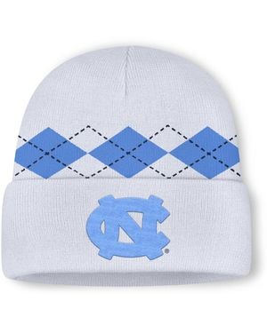 Nike North Carolina Utility Argyle Jordan Brand College Cuffed Beanie - Blue