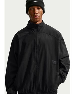 Nike N.A.C. Dri-Fit Oversized Full-Zip Woven Jacket - Black