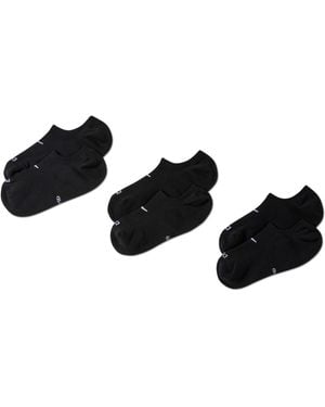 Nike Everyday Plus Cushioned Training Footie Socks (3 Pairs) - Black