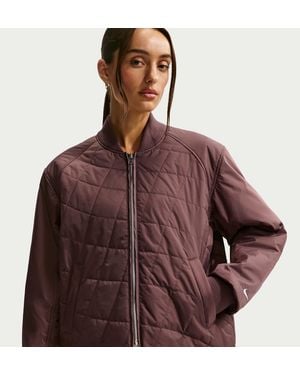 Nike Sportswear Loose Quilted Jacket - Brown