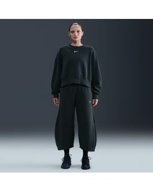 Nike Sportswear Phoenix Fleece Loose Mid-Rise Barrel Pants - Blue