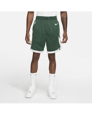 Nike Shorts Milwaukee Bucks Icon Edition Swingman Nba - Verde